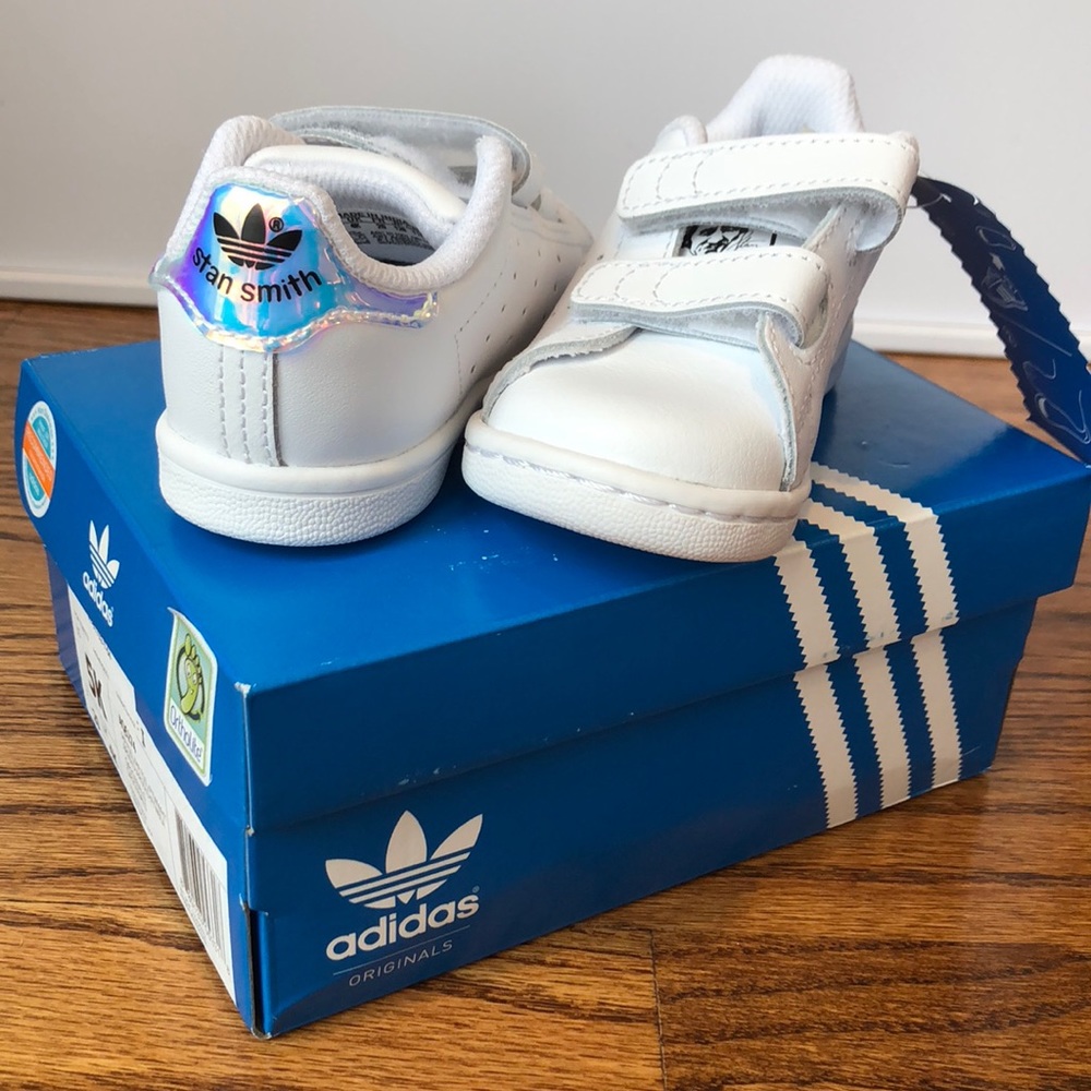 Adidas Stan Smith Iridescent Size 5 Toddler